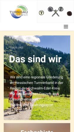 Vorschau der mobilen Webseite tg.fulda-eder.de, Turngau Fulda-Eder