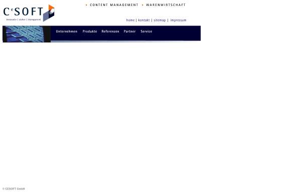 Vorschau von www.cesoft.de, CESOFT Softwareentwicklung GmbH