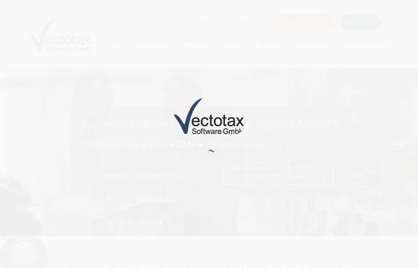 Vorschau von www.vectotax.de, Vectotax Software GmbH