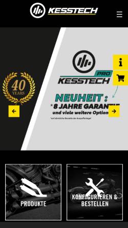 Vorschau der mobilen Webseite www.kess-tech.de, Kess-Tech GmbH