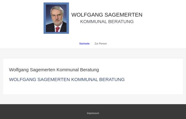 Vorschau von www.sagemerten-kommunalberatung.de, Wolfgang Sagemerten