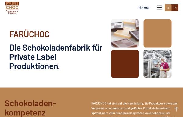 Vorschau von www.faruechoc.de, Farüchoc GmbH & Co. KG