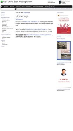 Vorschau der mobilen Webseite www.cbt-chinabook.de, CBT China Book Trading GmbH