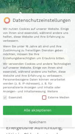 Vorschau der mobilen Webseite reiki-garten.de, Ilona Olenberg