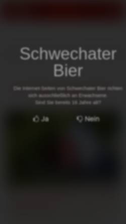 Vorschau der mobilen Webseite www.schwechater.at, Schwechater