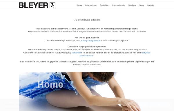 Vorschau von www.bleyergmbh.com, R. Bleyer GmbH & Co.