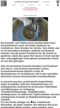 Vorschau der mobilen Webseite www.toepferschule.ch, Keramik- und Töpferschule