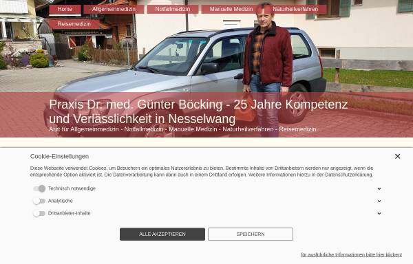 Vorschau von www.dr-boecking.de, Böcking, Dr. med. Günter