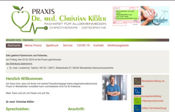 Vorschau von www.dr-kissler.de, Kißler, Dr. med. Christian