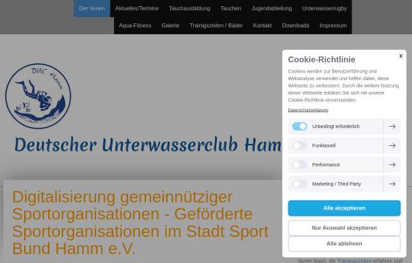 Vorschau von www.duc-hamm.de, Homepage des DUC Hamm e. V.