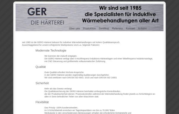Vorschau von www.gero-schuero.de, Gero GmbH und Schüro oHG