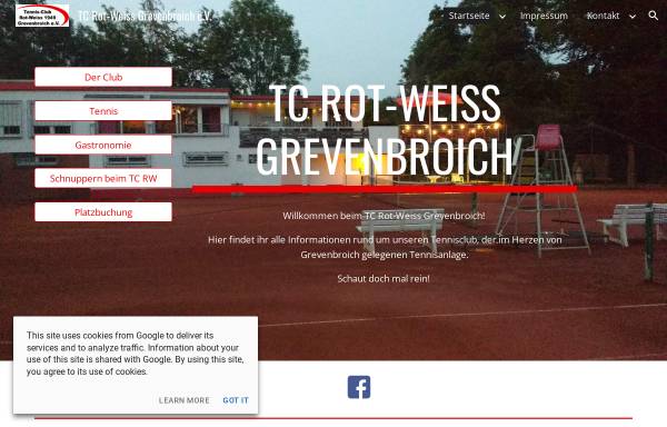Vorschau von www.tennis-grevenbroich.de, TC Rot-Weiß Grevenbroich