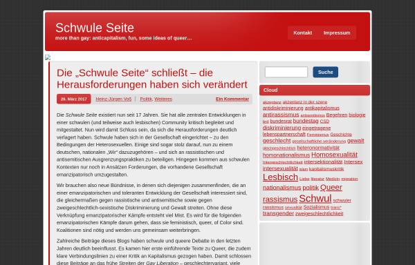 Vorschau von www.schwule-seite.de, Schwule Seite