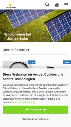 Vorschau der mobilen Webseite www.pro-umwelt.de, Elektrotechnik Stevens