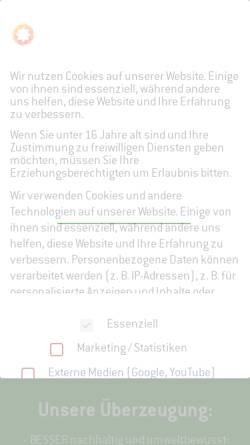 Vorschau der mobilen Webseite www.sungarant.de, Sungarant GmbH