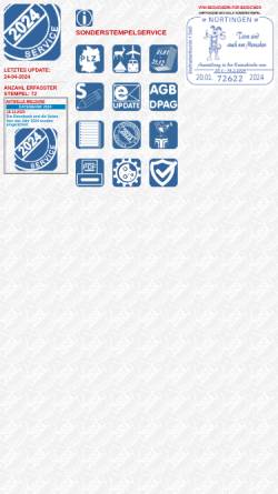 Vorschau der mobilen Webseite www.sonderstempel.info, DPhJ Sonderstempel