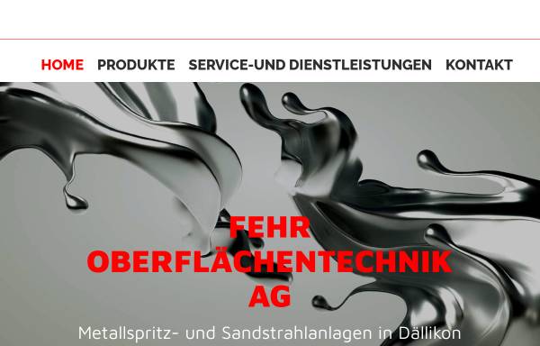 Vorschau von www.fehr-oberflaechen.ch, Fehr Oberflächentechnik AG