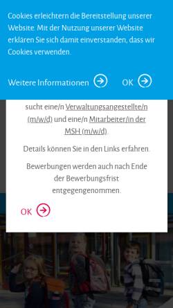 Vorschau der mobilen Webseite www.fzhm.de, Bayerische Landesschule für Gehörlose