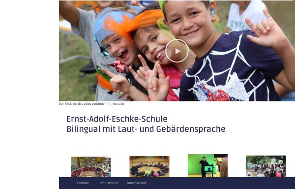 Vorschau von www.eschke-schule.de, Ernst-Adolf-Eschke-Schule für Gehörlose