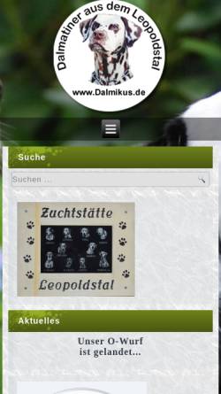 Vorschau der mobilen Webseite www.dalmikus.de, Aus dem Leopoldstal