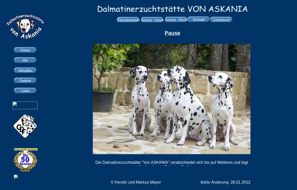 Vorschau von www.askania-dalmatiner.de, Von Askania
