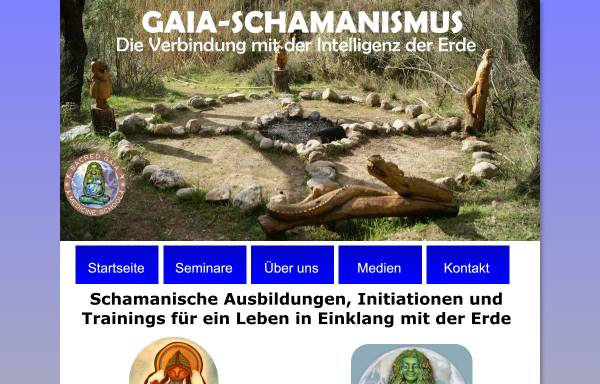 Vorschau von www.gaia-net.de, Gaia und Schamanismus
