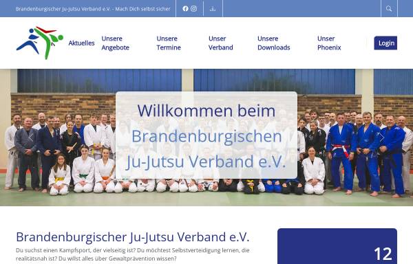 Vorschau von www.ju-jutsu-brandenburg.de, Brandenburgischer Ju-Jutsu Verband
