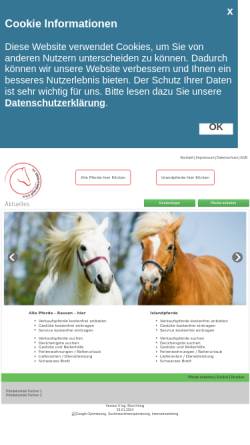 Vorschau der mobilen Webseite www.pferdekontakt.de, Pferdekontakt