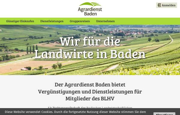 Vorschau von www.agrardienst-baden.de, Agrardienst Baden GmbH