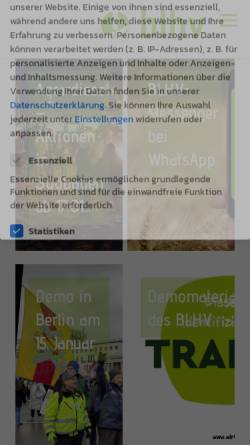 Vorschau der mobilen Webseite www.blhv.de, Der Badische Landwirtschaftliche Hauptverband e.V.