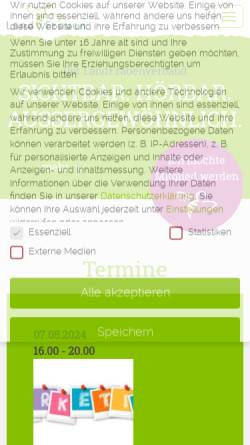 Vorschau der mobilen Webseite www.landfrauen-bw.de, LandFrauenverband Württemberg-Baden e.V.