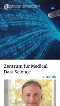 Vorschau der mobilen Webseite www.meduniwien.ac.at, Institut für Medizinische Statistik (IMS)