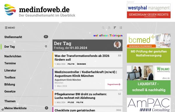 Vorschau von www.medizininformatik-treffpunkt.de, Treffpunkt für Medizininformatik