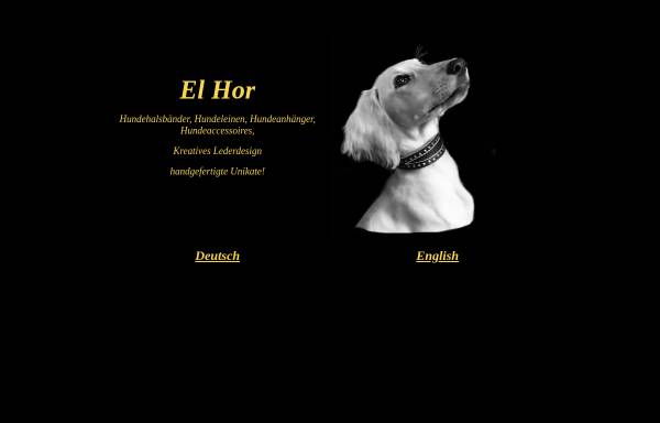 Vorschau von www.el-hor.de, El Hor kreatives Lederdesign