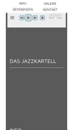 Vorschau der mobilen Webseite www.jazzkartell.de, Das Jazzkartell