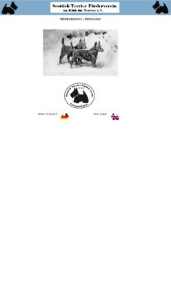 Vorschau der mobilen Webseite scottieinfo.de, Scottish Terrier Förderverein