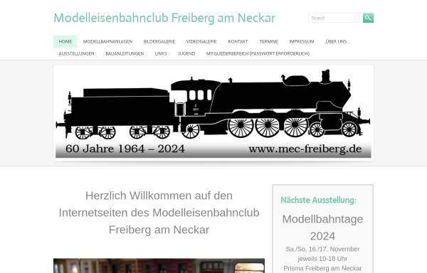 Vorschau von mec-freiberg.com, Modellbahnclub Freiberg am Neckar