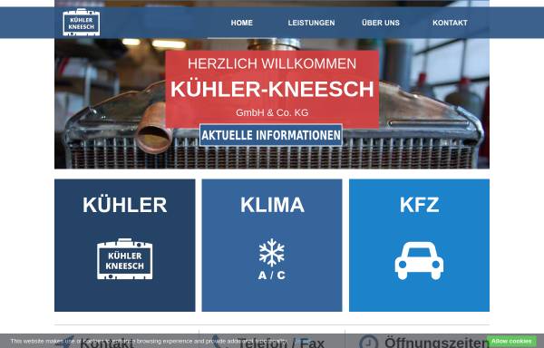 Vorschau von www.kuehler-hamburg.de, Kühler Technik Hamburg