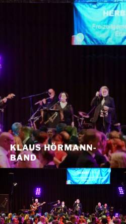 Vorschau der mobilen Webseite www.klaushoermann-band.de, Klaus Hörmann-Band