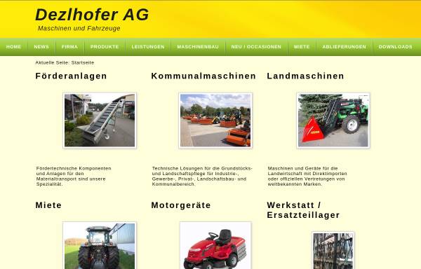 Vorschau von www.dezlhofer.ch, Dezlhofer AG