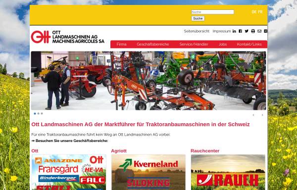 Vorschau von www.ott-landmaschinen.ch, OTT Landmaschinen AG