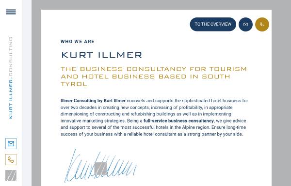 Kurt Illmer Consulting - Hotel- und Tourismusberatung