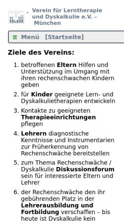 Verein für Lerntherapie und Dyskalkulie e.V. München