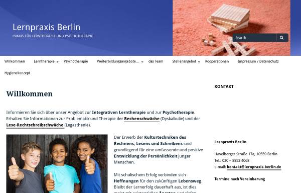 Vorschau von www.lernpraxis-berlin.de, Lernpraxis Berlin
