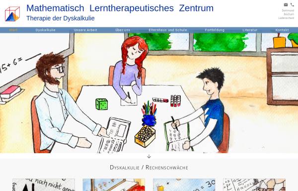 Vorschau von www.mlz-dortmund.de, Mathematisch Lerntherapeutisches Zentrum Dortmund, Bochum und Lüdenscheid