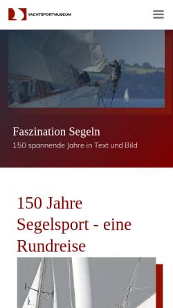 Vorschau der mobilen Webseite www.yachtsportarchiv.de, Yachtsport Archiv