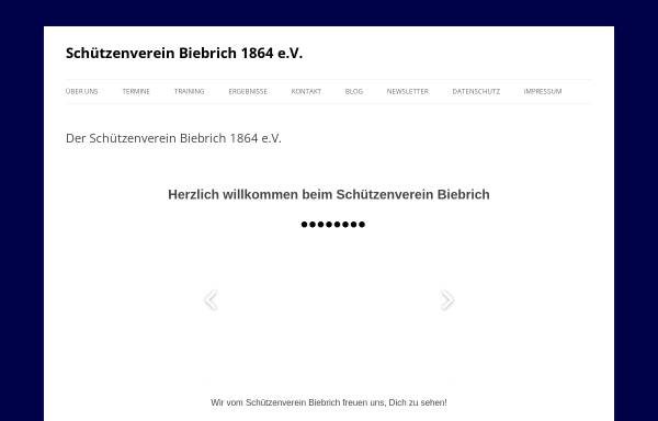 Vorschau von www.sv-biebrich1864.de, Schützenverein Biebrich 1864 e.V.