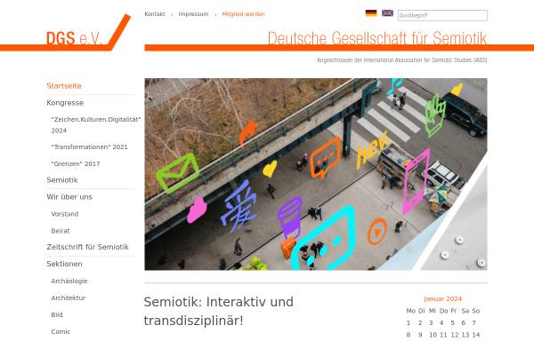 Vorschau von www.semiose.de, Internationale semiotische Herbstakademie