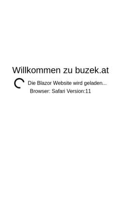 Vorschau der mobilen Webseite www.buzek.at, Vet Vision Tierarztpraxis Verwaltung