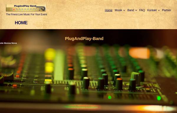 Vorschau von www.plugandplay-band.de, PlugAndPlay-Band